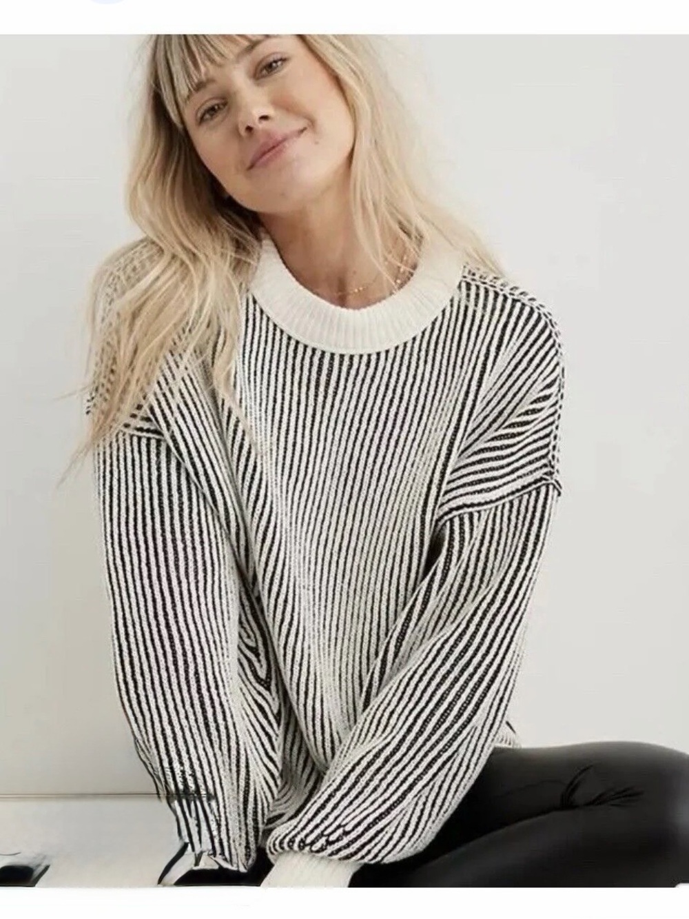 AERIE BEYOND CHENILLE SWEATER WITH FLAW